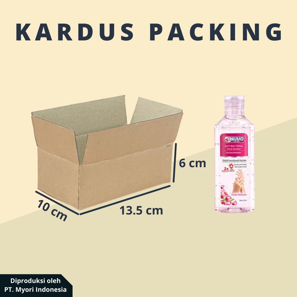 (Uk. 13.5 x 10 x 6 cm) | Kardus Packing | Box Packing | Dus Packing