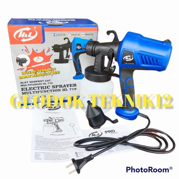 SPRAY GUN ELECTRIC H&L HL719 / ALAT SEMPROT CAT LISTRIK HL 719 SPREY