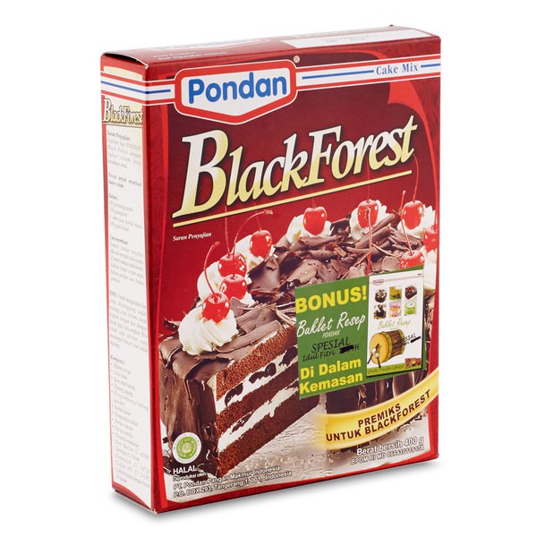 

PONDAN BlackForest Cake Mix 400gr - Tepung Premiks Kue Black Forest