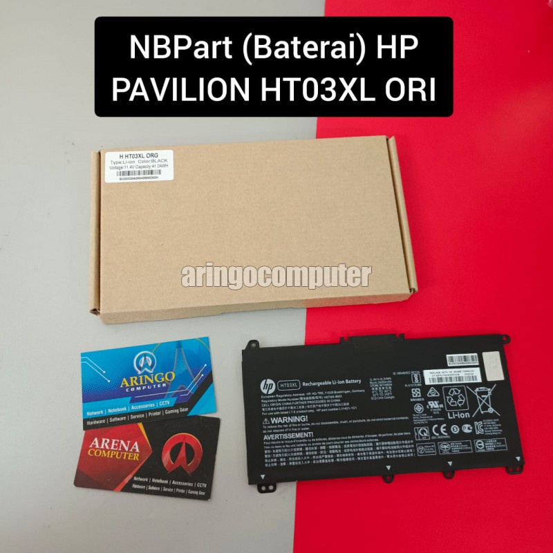 NBPart (Baterai) HP PAVILION HT03XL ORI