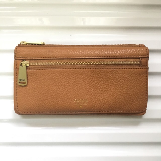 Fossil Preston Flap Camel Wallet