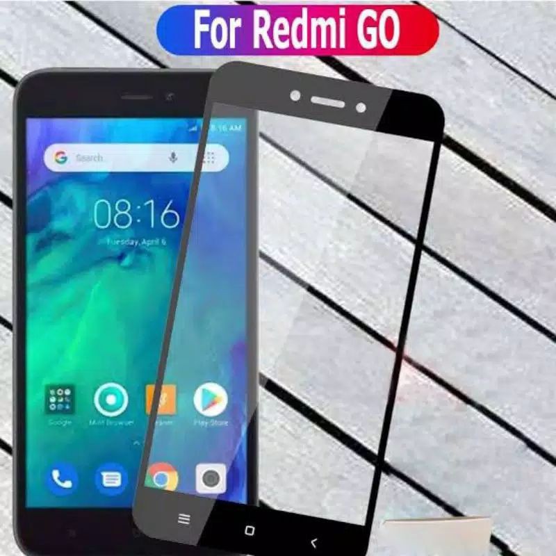 Tempered Glass Xiaomi Redmi Go Full Cover Premium Glass Anti Gores/Temper Glass/Tg