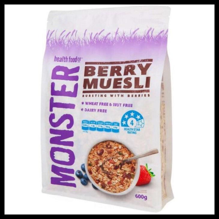 

[READY STOCK] W2FIT MONSTER HIGH BERRY MUESLI 600 GR