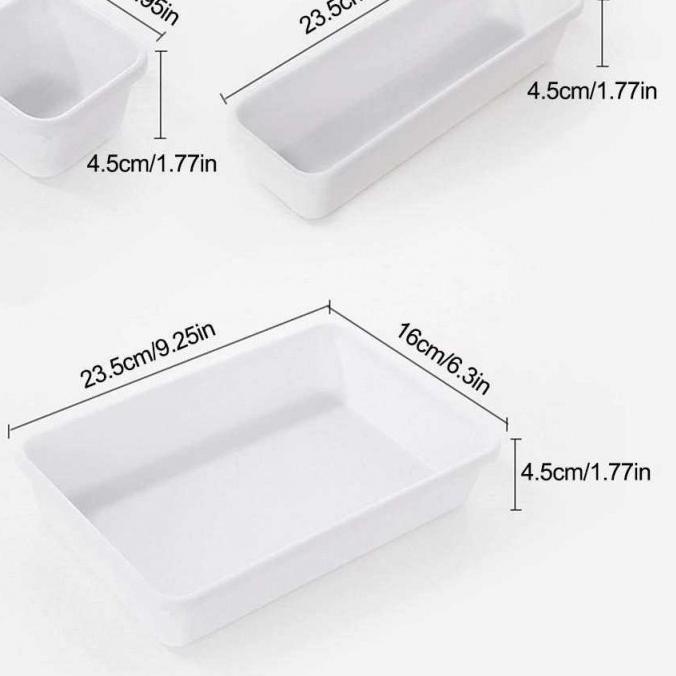 

SHOPEE MALL Kotak Pembatas Organizer Divider Case Organizer 8 PCS | BIG SALE | New event | Splash