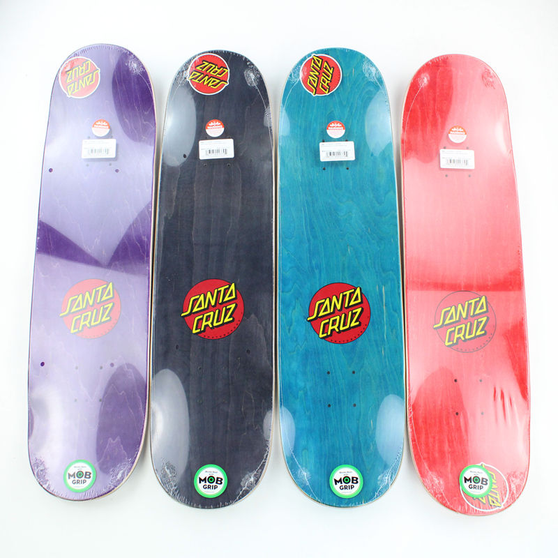 Santacruz deck skateboard Profesional double kick tail 31x8 &quot;7 Lapis Bahan Maple super Elastis