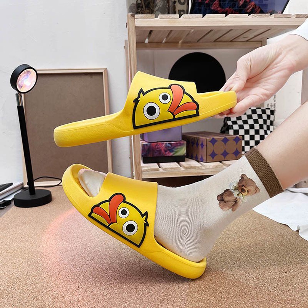 MurmerOfficial Sandal Jelly Import Outdoor Duck &amp; Shiba Inu R794