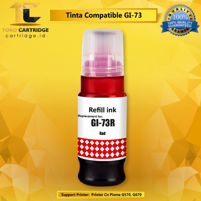 Tinta Compatible GI-73 GI73 GI 73 gi73 Printer Cn Pixma G570 G670 Dye Ink