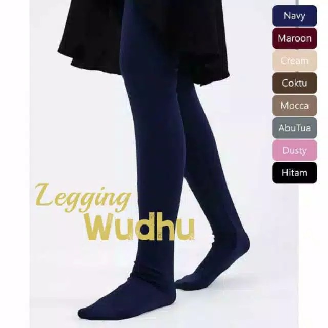 ( 1KG MUAT 10PCS ) WUDHU  LEGGING PREMIUM