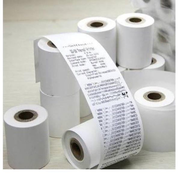 

➺ 58 X 40 MM Kertas Struck Printer Thermal TEBAL 58x40mm ISI 10 Roll ●