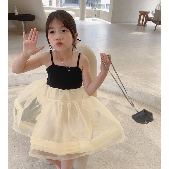 babyfit MASSARI dress tanktop anak perempuan dengan rok tutu organza import sc-820