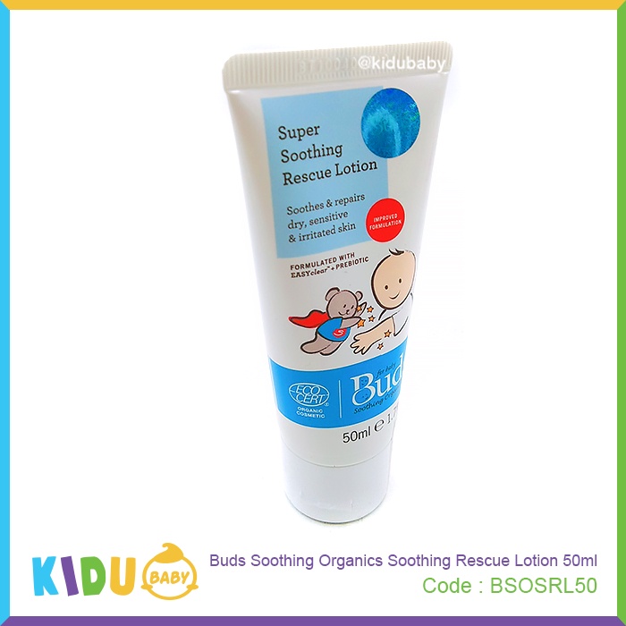 Buds Organics Soothing Rescue Lotion 50ml Kidu Baby