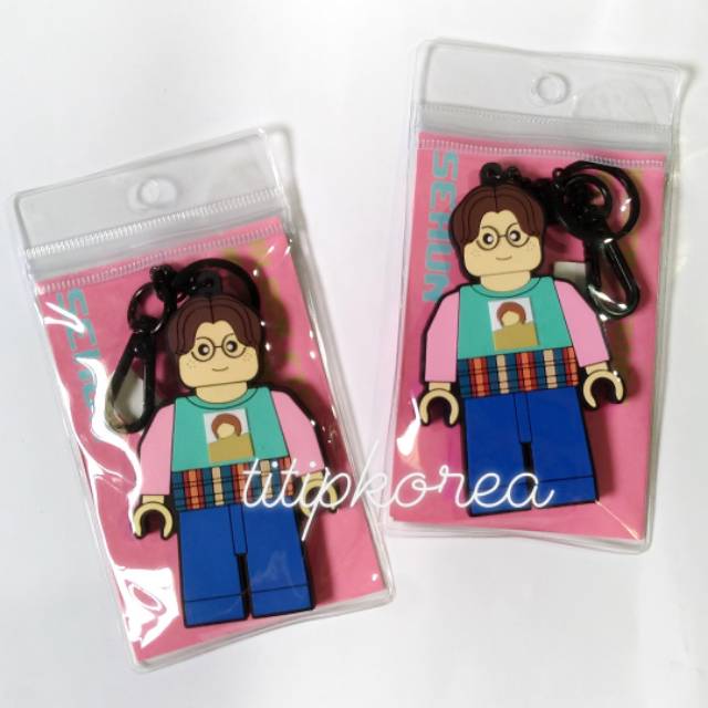 READY - OFFICIAL EXO BLOCK FIGURE KEYRING SEHUN