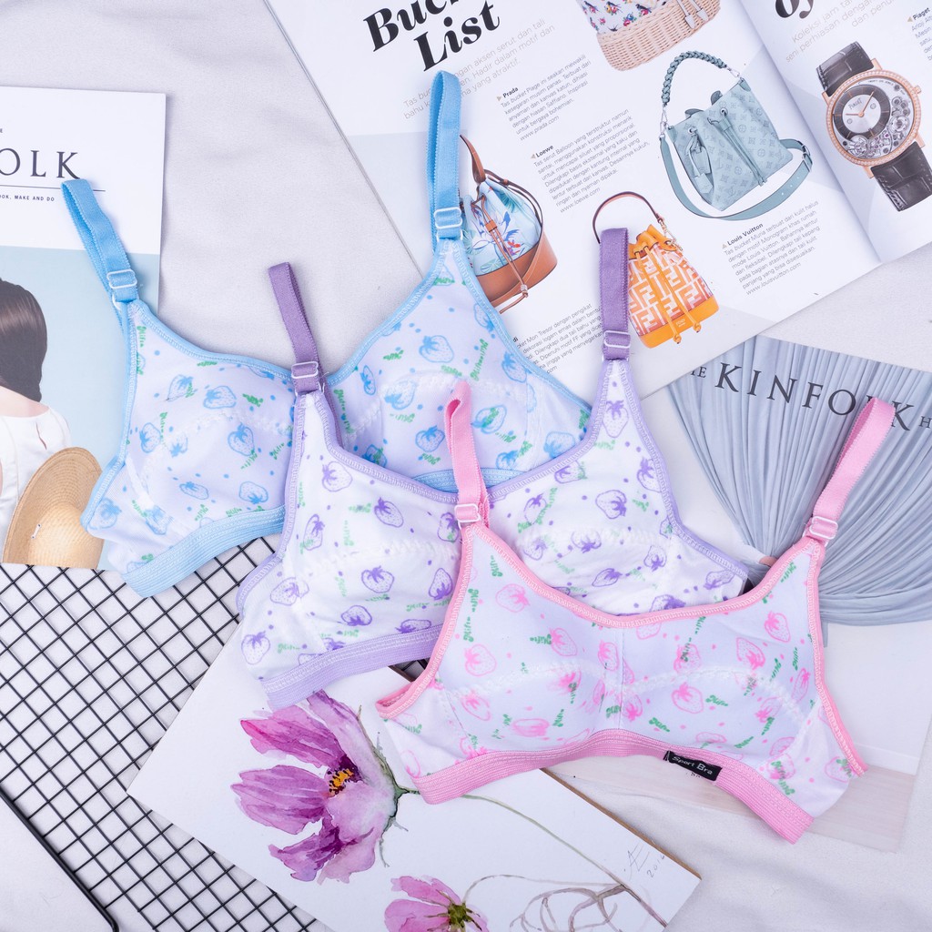 Sport Bra Pakaian Dalam Wanita High Quality Tanpa Kawat dan busa Merk Febby Guffy Dini Ke Ai-BRA MIFTA