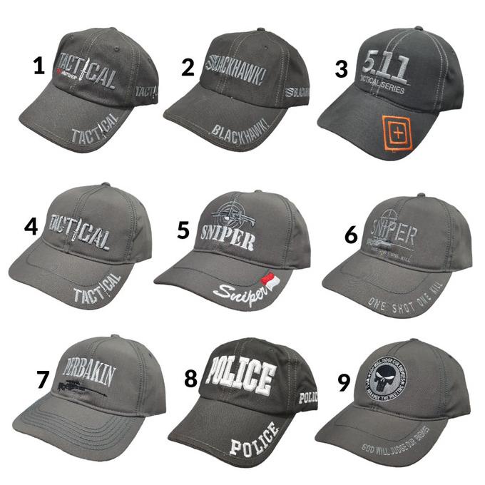 topi tactical,blackhawk,511,emerson,sniper grey/abu canvas sueding TERLARIS TERPERCAYA ORIGINAL