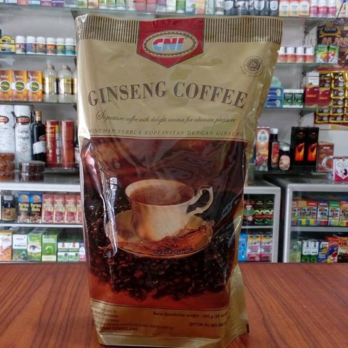 

Minuman Serbuk Kopi Instan GINSENG COFFEE CNI 20 SACHET