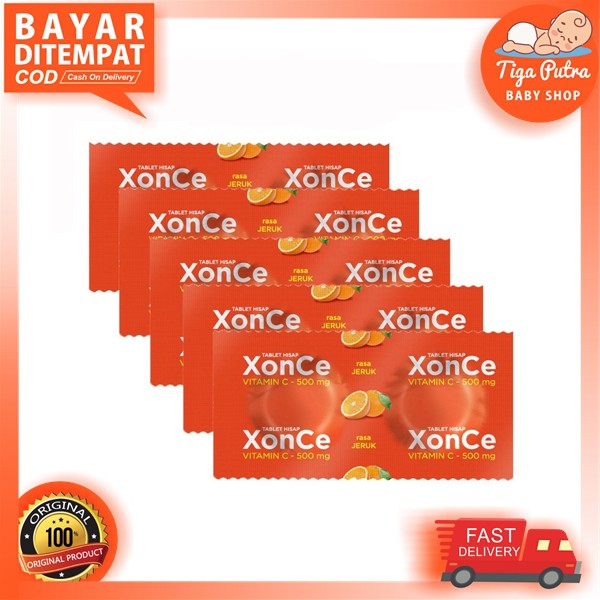 Xonce Vitamin C 500mg Strip isi 2 Tablet