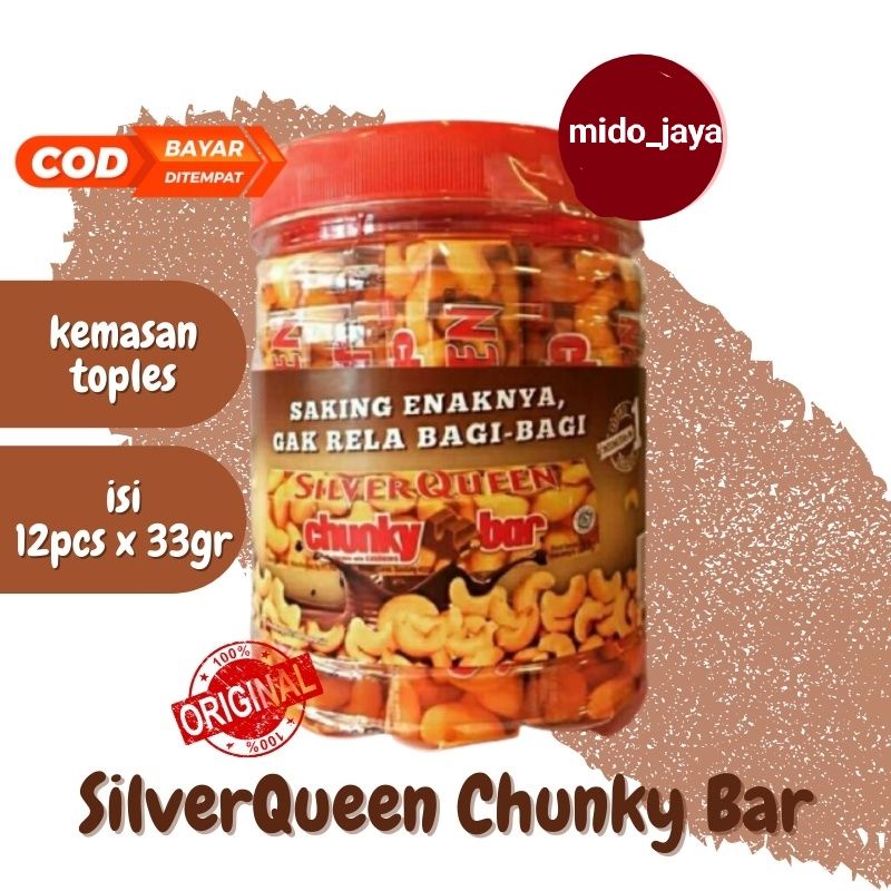 

[COKELAT] SilverQueen Chunky Bar 30gr Toples
