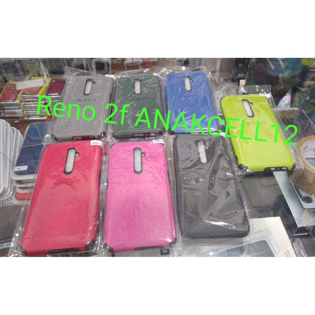 sofcase kulit jeans oppo reno2f