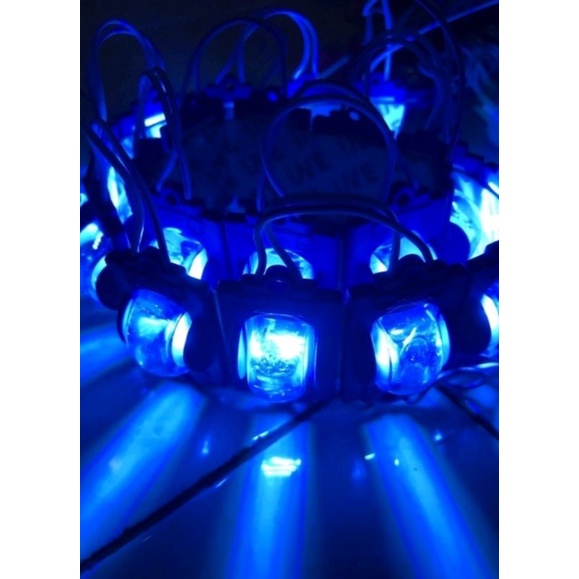 Lampu Led Cembung Kaca Variasi Kolong 1 Mata Terang Truk Bus 12V/24V