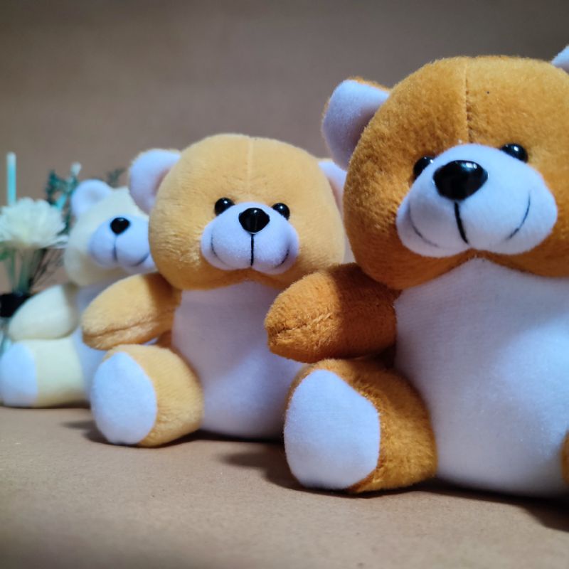 HADIAH BONEKA TEDDY BEAR MINI SIZE KADO LUCU IMUT