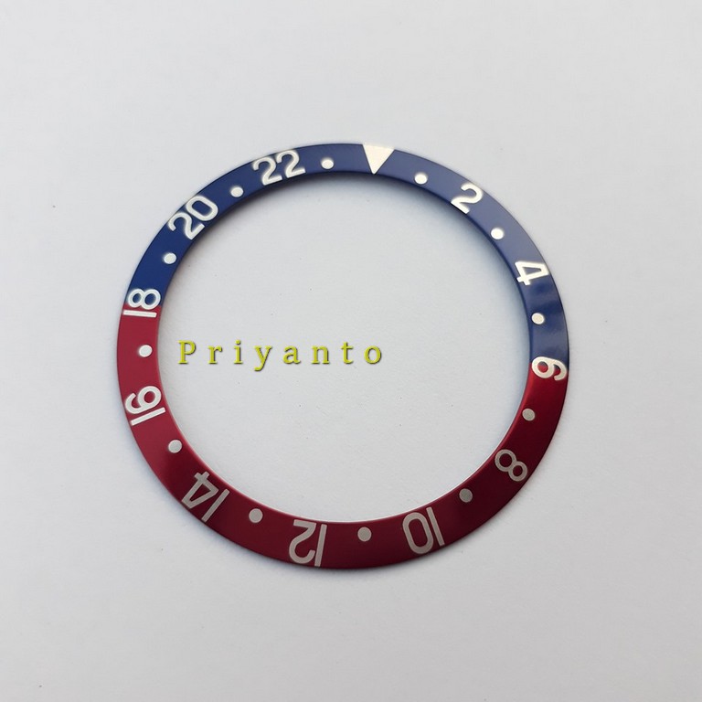 Ring Bezel Rolex gmt ring bezel insert Merah biru 38mm Jam Rolex Bezel watch