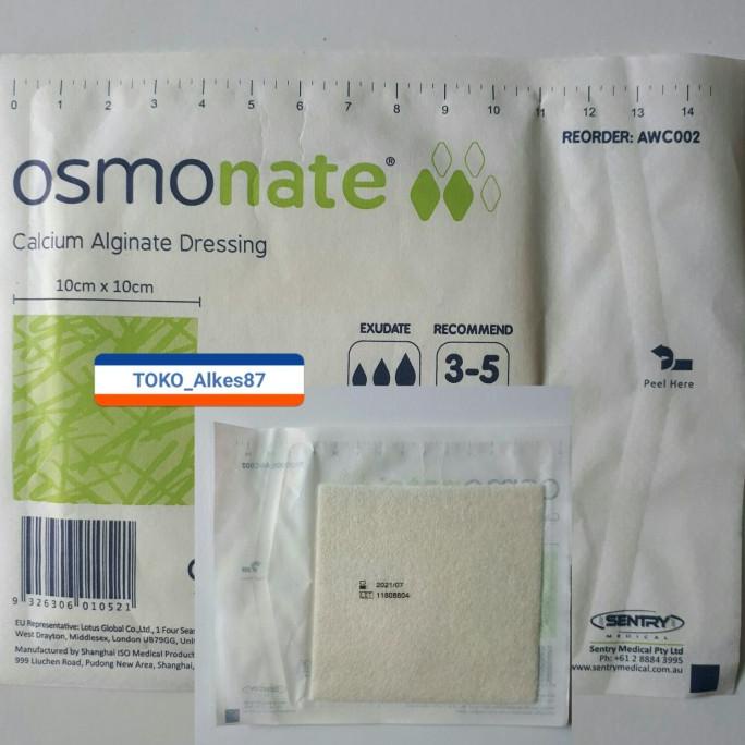 """] calcium alginate Osmonate 10x10cm