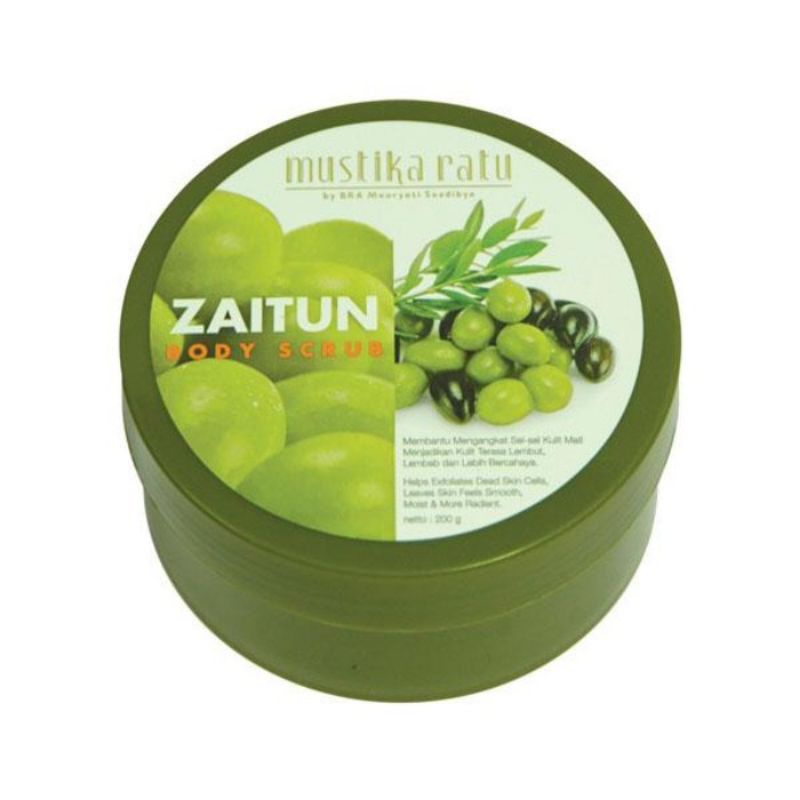 Mustika ratu body scrub zaitun