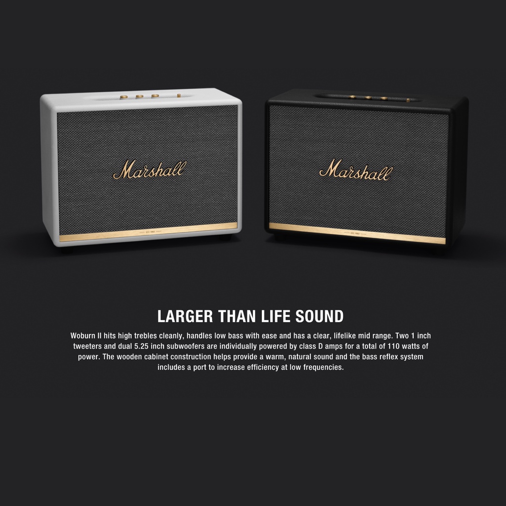 Marshall Woburn II / Marshall Woburn 2 Wireless Bluetooth Speaker Original Garansi Resmi