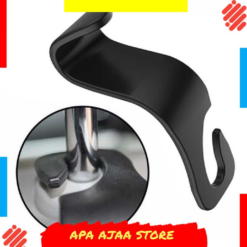 Termurah ! Gantungan Organizer Barang Mobil Headrest Hook 1 Pcs - A219C