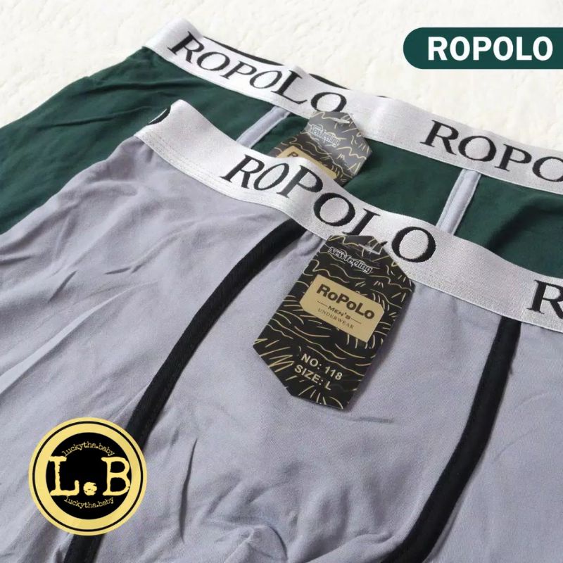 ropolo_3pc boxer pria ropolo katun lembut &amp; super elastis / CD boxer pria/ celana dalam pria ropolo