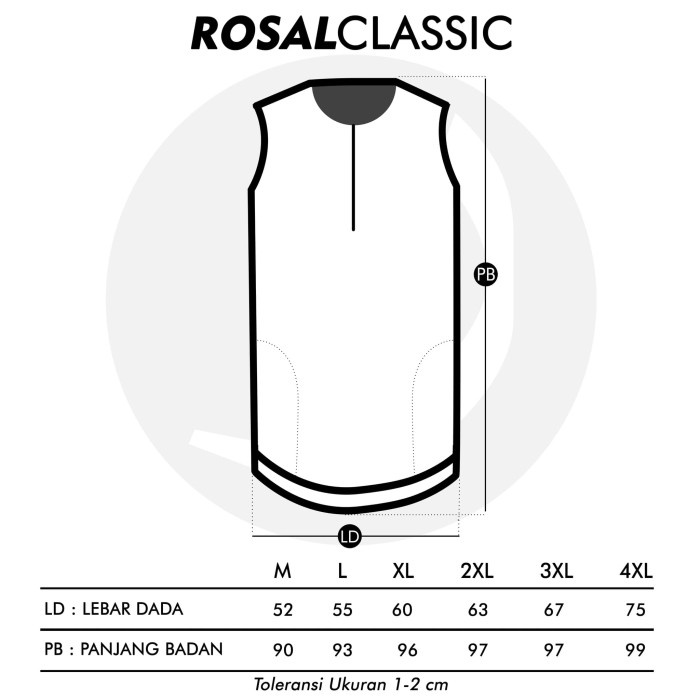 Sholat-Rompi- Rosal Classter Rompi Sholat Shalat Solat Muslim Pria Cowok Original - Misty, Xxl