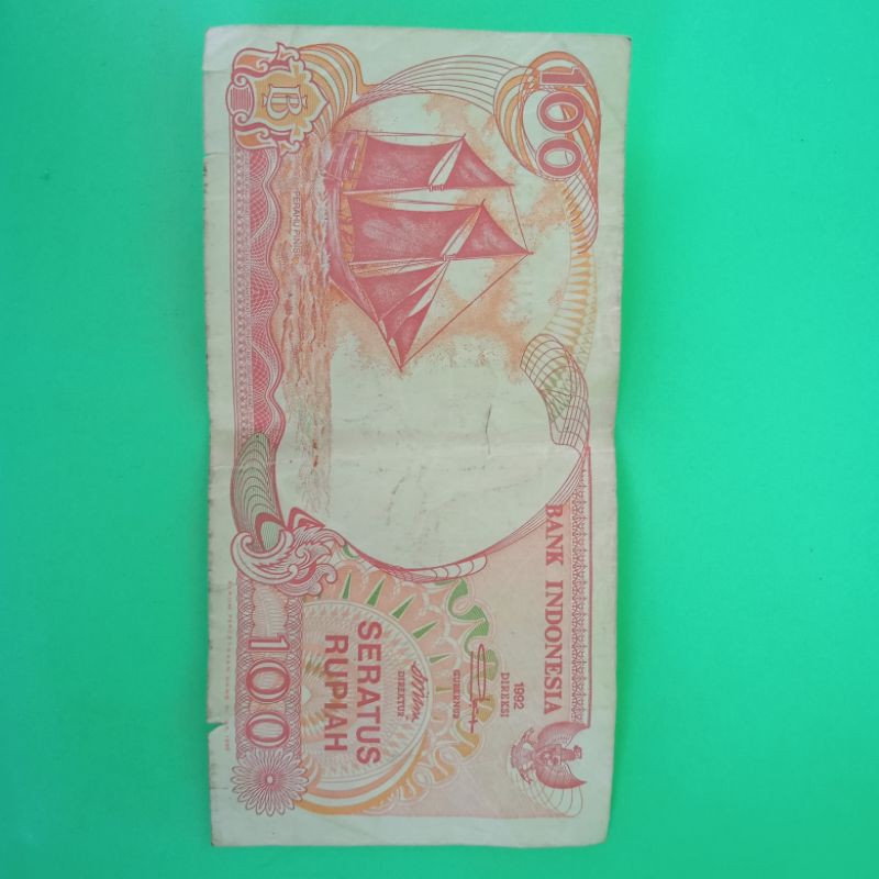 

uang kertas Rp 100 rupiah tahun 1992