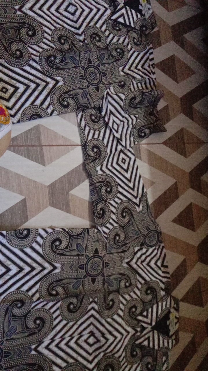 Mustika Lawasan Kemeja Batik Pria Full Furing Bahan Katun Sragenan