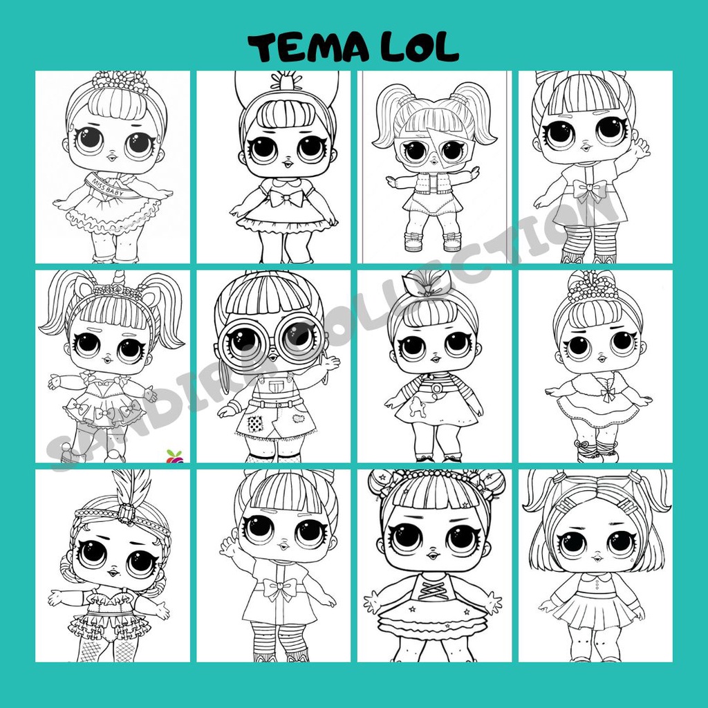 

SANDIRA - GAMBAR MEWARNAI LEMBAR MEWARNAI ANAK SERIES LOL
