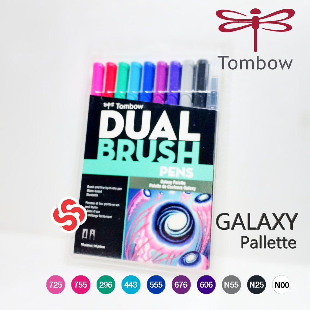 

Tombow ABT Dual Brush Pen Set 10 Colors - GALAXY