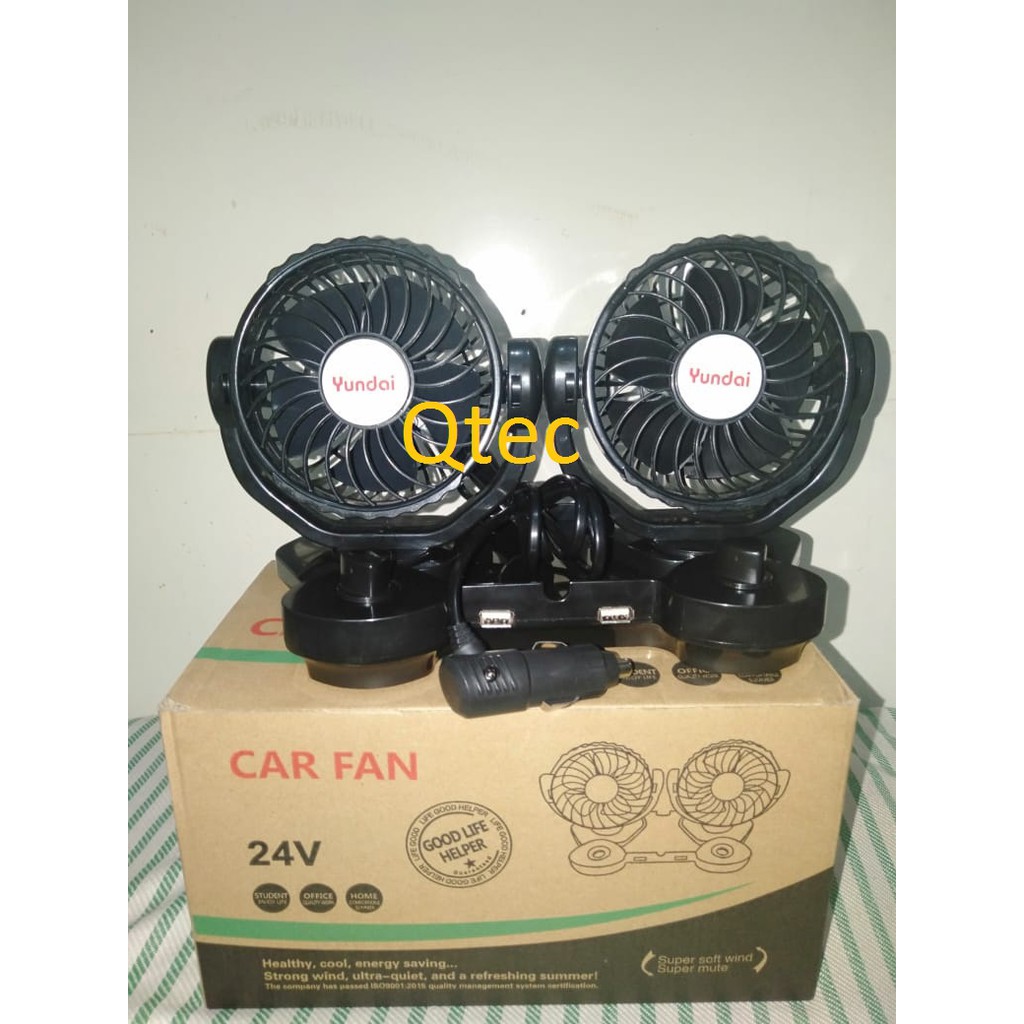 kipas angin mobil yundai - car fan yundai