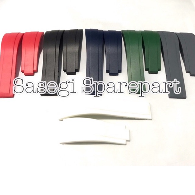 Tali Jam Tangan Rolex Rubber Submarine GMT Oyster 20mm Strap Rolex Rubber