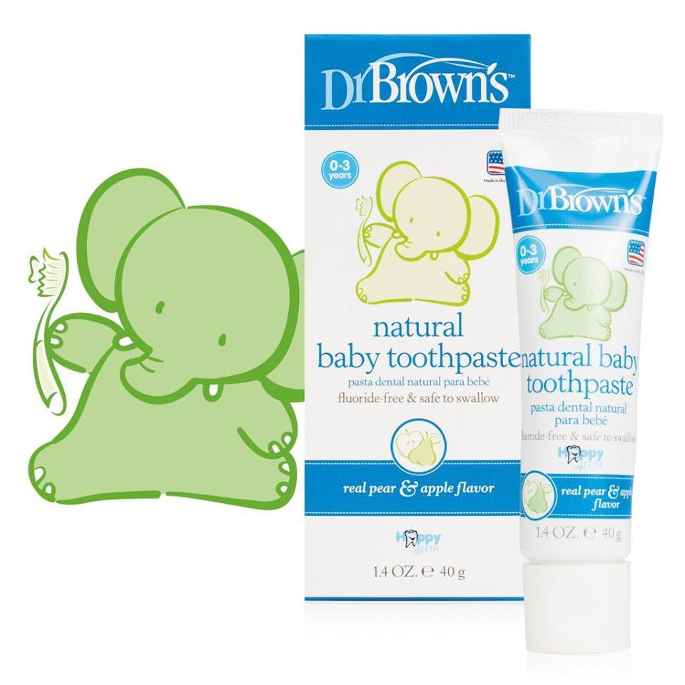 Dr Brown Natural Baby Toothpaste / PASTA GIGI ANAK / ODOL ANAK