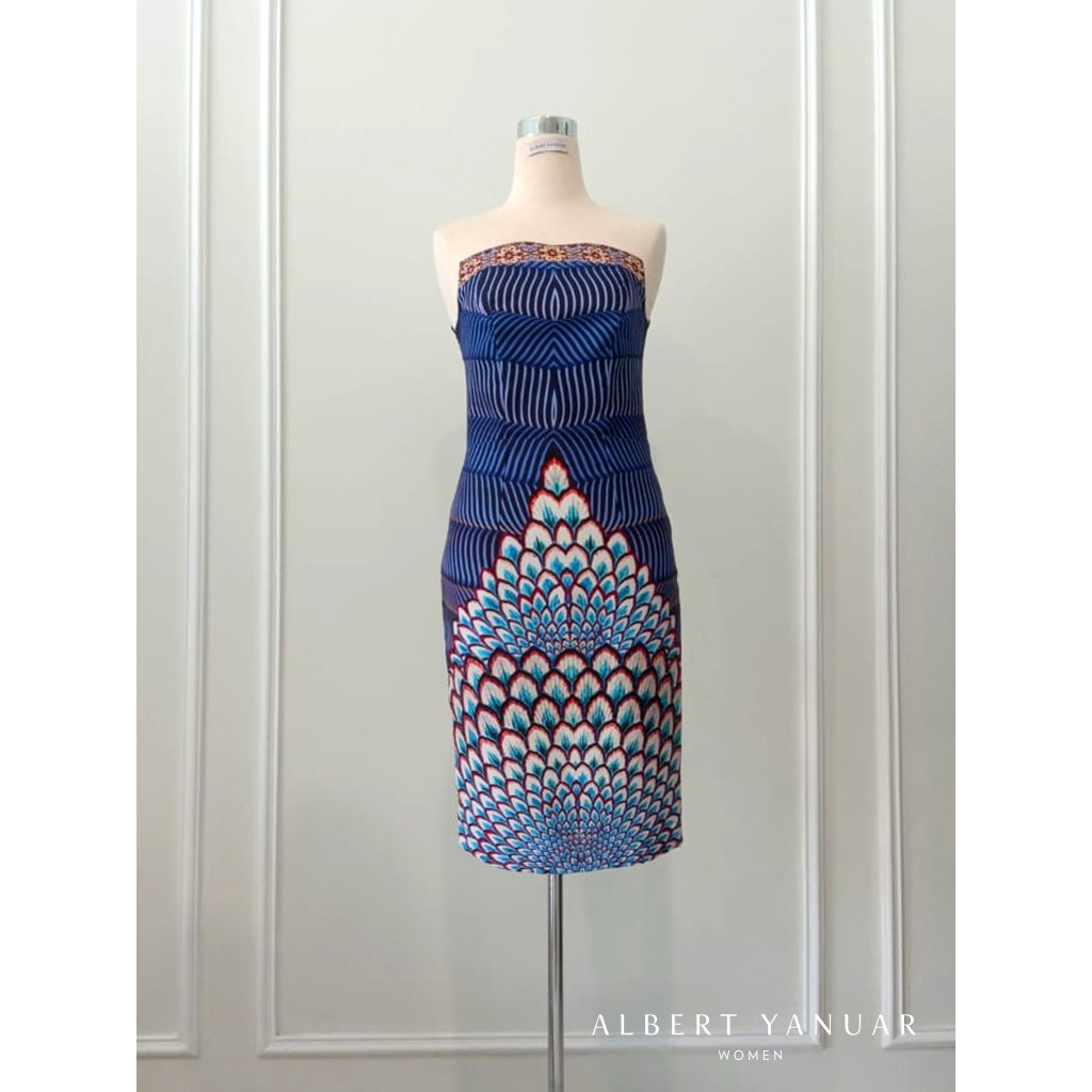 AlgarrybyAlbert Peacock Palace Dress Blu