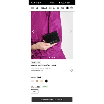 Dompet Charles n Keith ORI