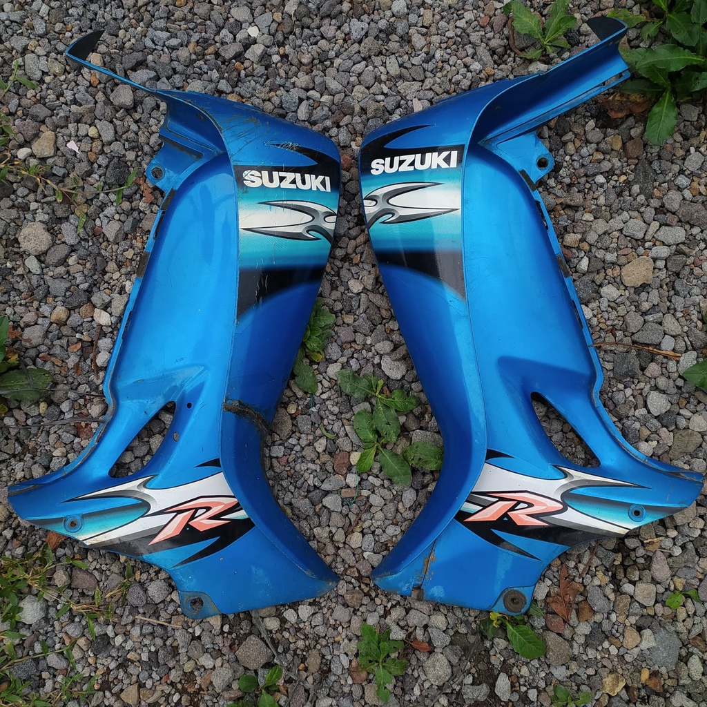 Cover sayap body sayap Suzuki Smash new biru original copotan warna biru smash
