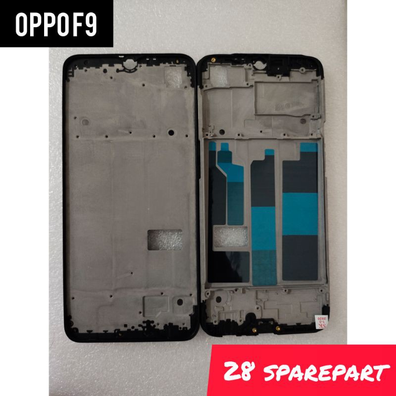 FRAME LCD/TULANG TENGAH DUDUKAN LCD OPPO F9 ORIGINAL