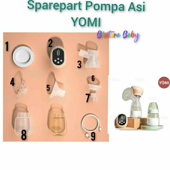 SALE Sparepart pompa asi YOMI electric Breast pump spare part Elektrik