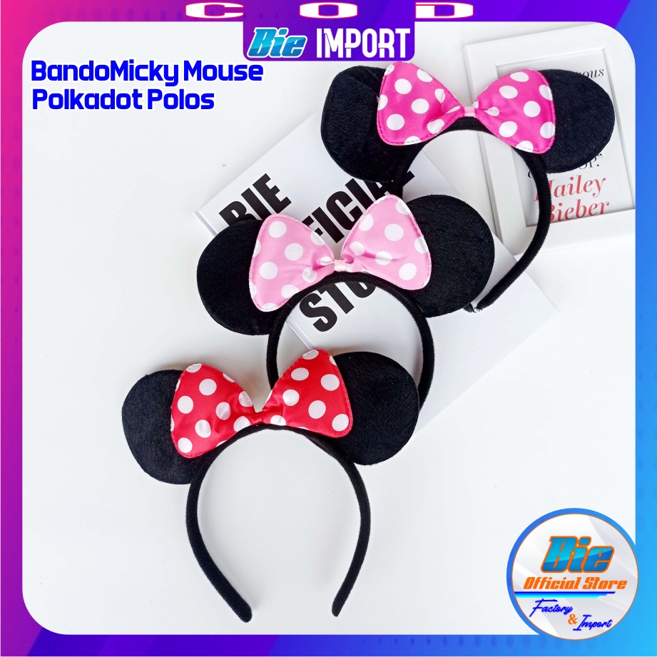 Bando Micky Mouse 4 Model Premium Impor Best Seller