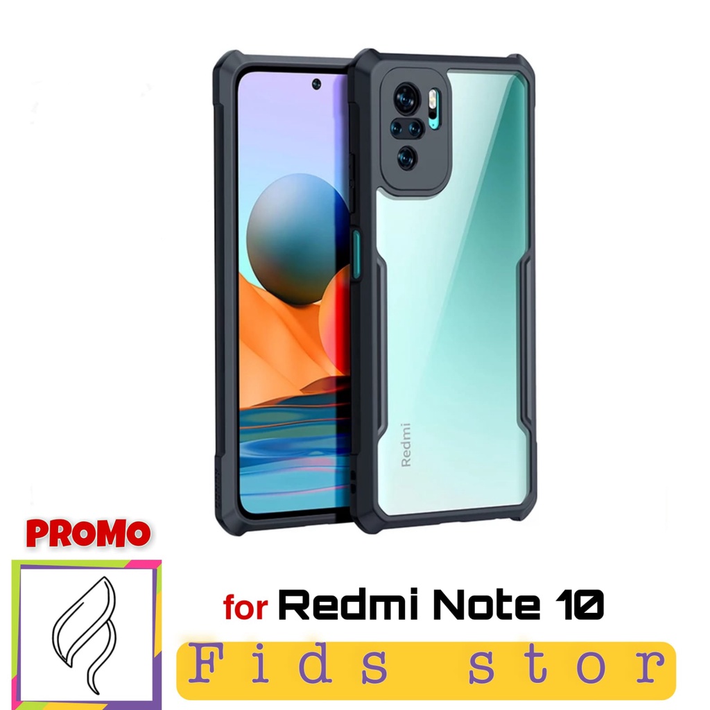 PROMO CASE XIAOMI REDMI NOTE 10 SHOCKPROOF Casing Xundd Transparan Clear Pelindung HP