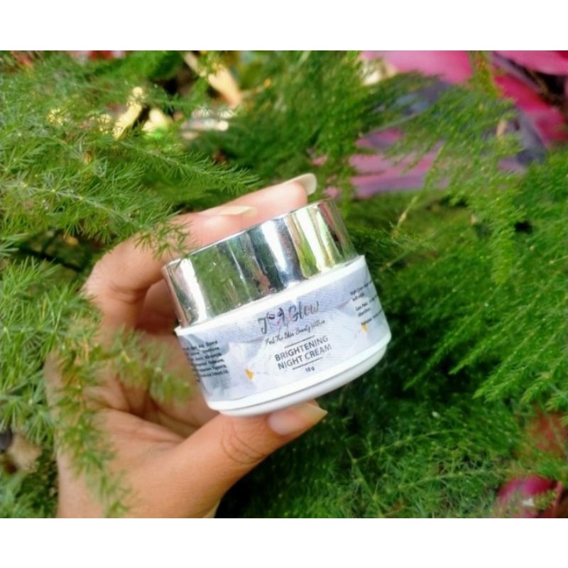 Jglow Brightening Night Cream / Cream Malam J-Glow - Sunscreen Jglow - Facial Wash Jglow