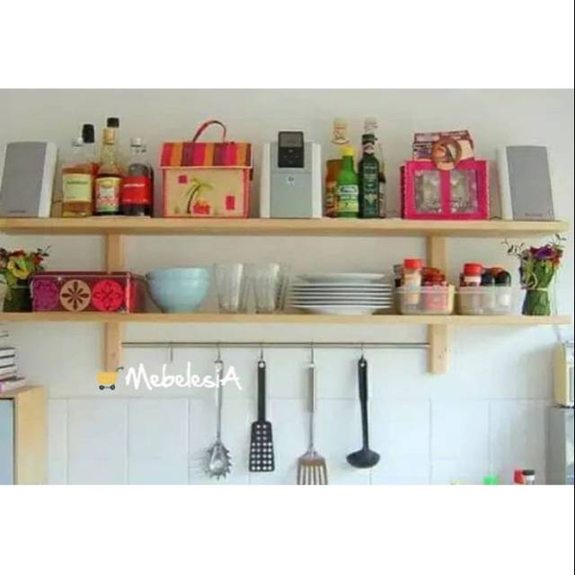 Murah rak dapur / rak gantung / ambalan rak