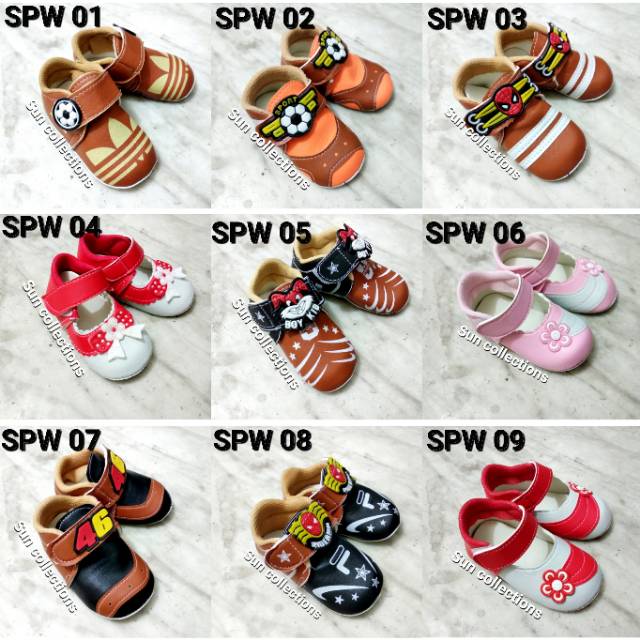 Promo!!! Prewalker Baby Unisex SPW 01-26 (Sepatu bayi)