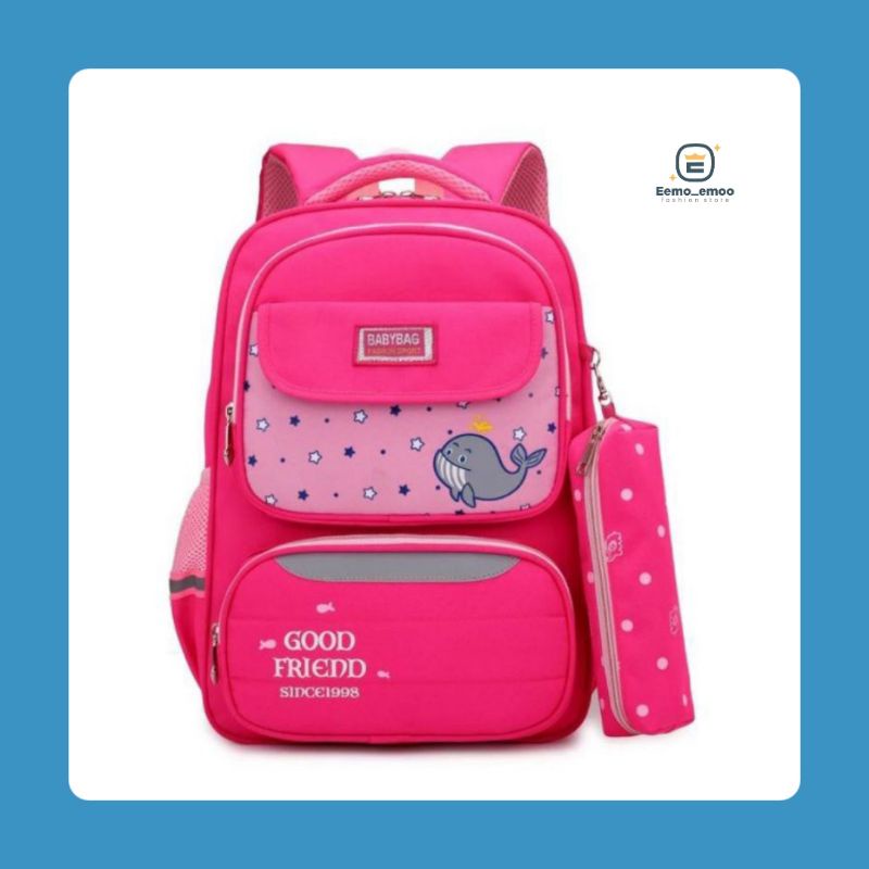 TAS RANSEL PRIA PAUS RANSEL BACKPACK KOREA FASHION RANSEL ANAK WANITA SEKOLAH EMOEMO