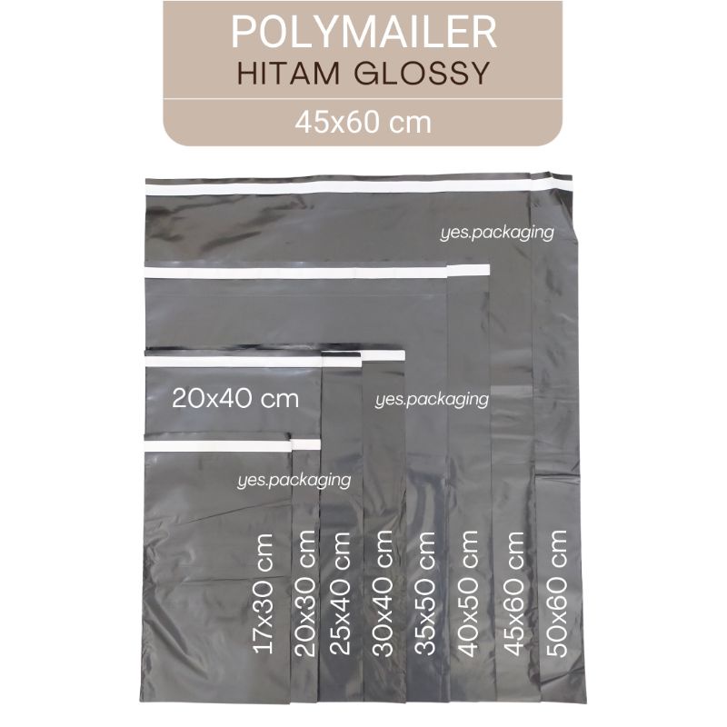 

[45x60cm] POLYMAILER Plastik Packaging Plastik Packing Ecer Satuan